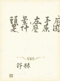 头晕,左手麻木是什么原因引起的