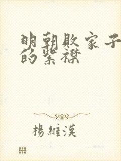 明朝败家子有声的紫襟封面