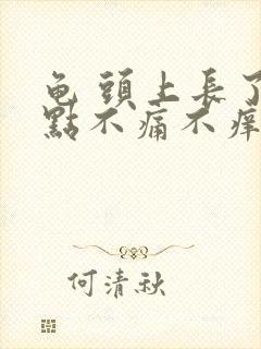 龟 头上长了红点不痛不痒是怎么回事