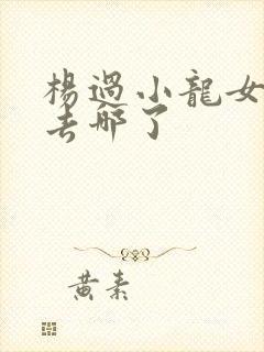 杨过小龙女最后去哪了封面