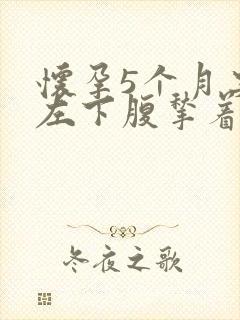 怀孕5个月突然左下腹揪着疼