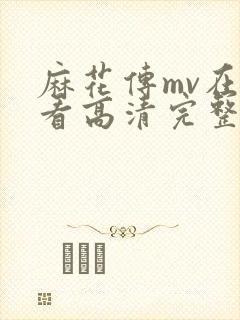 麻花传mv在线看高清完整版