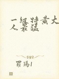 一级特黄大片黑人最猛