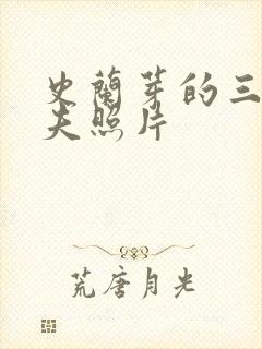 史兰芽的三任丈夫照片