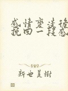 感情变淡后如何挽回一段感情封面