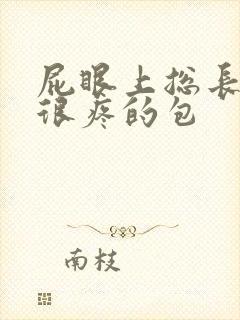 屁眼上总长很大很疼的包
