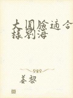 大圆脸适合什么样刘海