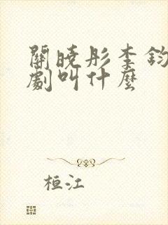 关晓彤李钧锐新剧叫什么