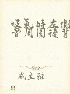 吸气时左侧肩胛骨周围后背里面疼