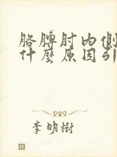 胳膊肘内侧疼痛什么原因引起的