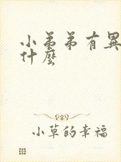 小弟弟有异味是什么