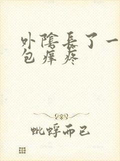 外阴长了一个硬包痒疼