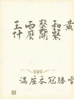 王雨馨和黄景瑜什么关系