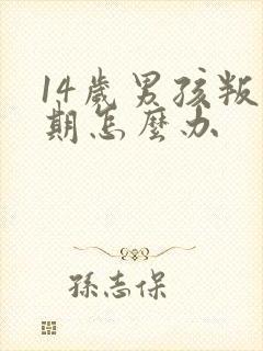 14岁男孩叛逆期怎么办