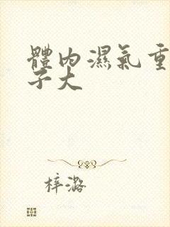 体内湿气重 肚子大