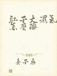 肚子大湿气太重怎么排