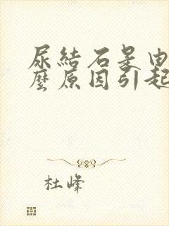 尿结石是由于什么原因引起的