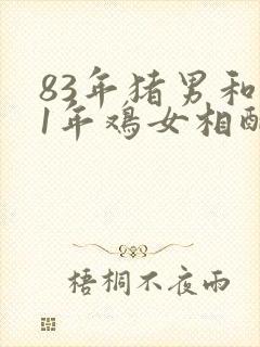 83年猪男和81年鸡女相配婚姻如何