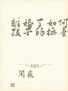 离婚了如何要回孩子的抚养权