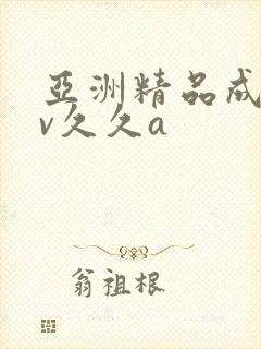 亚洲精品成人av久久a