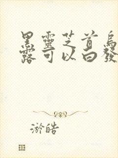 黑灵芝首乌洗发露可以白发转黑吗