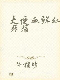 大便血鲜红色无疼痛