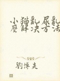 小猫乱尿乱拉怎么解决方法封面