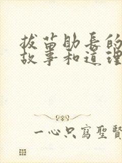 拔苗助长的寓言故事和道理