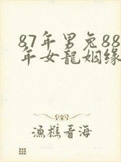 87年男兔88年女龙姻缘