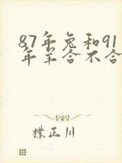 87年兔和91年羊合不合