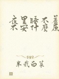 夜里睡不着烦躁不安什么原因