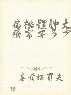 扁桃体肿大的治疗需要多少钱