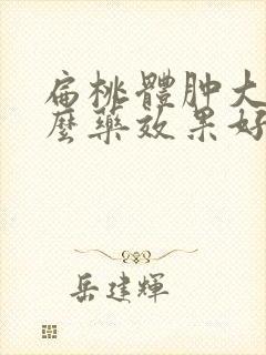 扁桃体肿大用什么药效果好