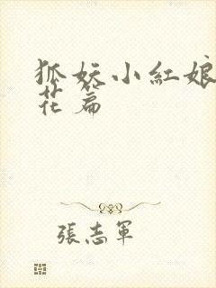 狐妖小红娘两生花篇封面