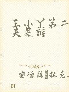 王小丫第二任丈夫是谁