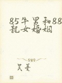85牛男和88龙女婚姻