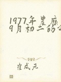 1977年农历9月初二的命运是怎样的