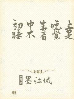 初中生晚上失眠睡不着觉是什么原因呢