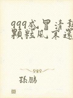 999感冒清热颗粒风寒还是风热封面