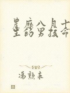 农历八月十八出生的男孩命运