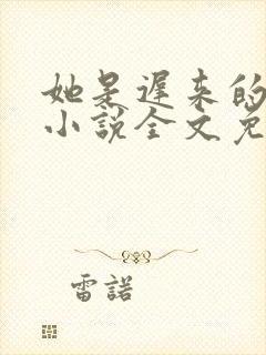 她是迟来的心动小说全文免费阅读