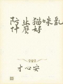 防止猫咪乱尿用什么好