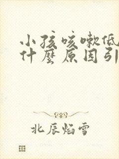 小孩咳嗽低烧是什么原因引起的