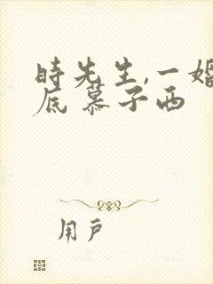时先生,一婚到底 慕子西