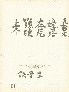 上颚左边长了一个硬疙瘩是怎么回事