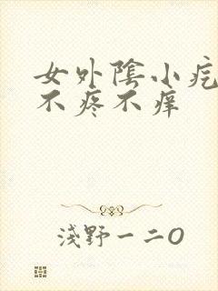 女外阴小疙瘩 不疼不痒