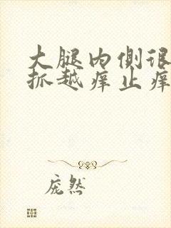 大腿内侧很痒越抓越痒止痒