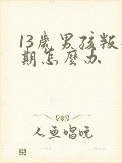 13岁男孩叛逆期怎么办