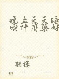 晚上天天睡不着吃什么药好