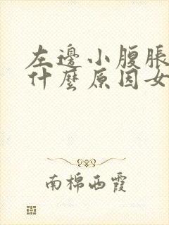 左边小腹胀痛是什么原因女性封面